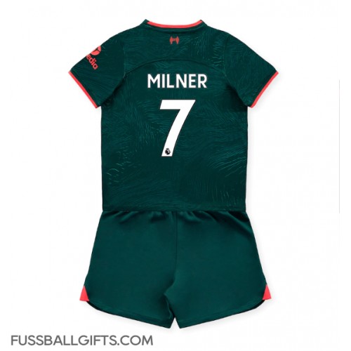 Liverpool James Milner #7 Fußballbekleidung 3rd trikot Kinder 2022-23 Kurzarm (+ kurze hosen)